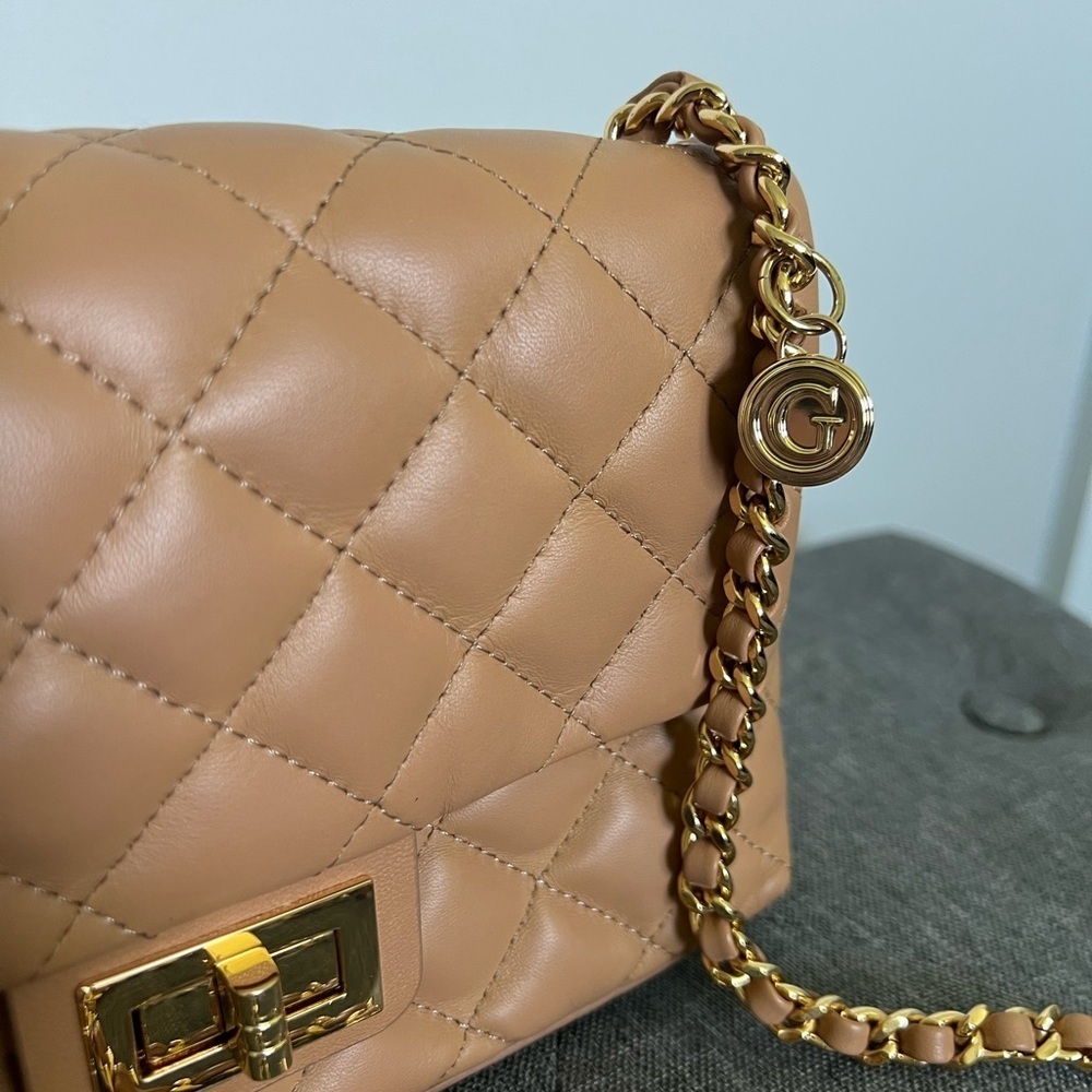 G by Giuliana Black Label Quilted Lamb Leather Crossbody - Picture 4 of 10